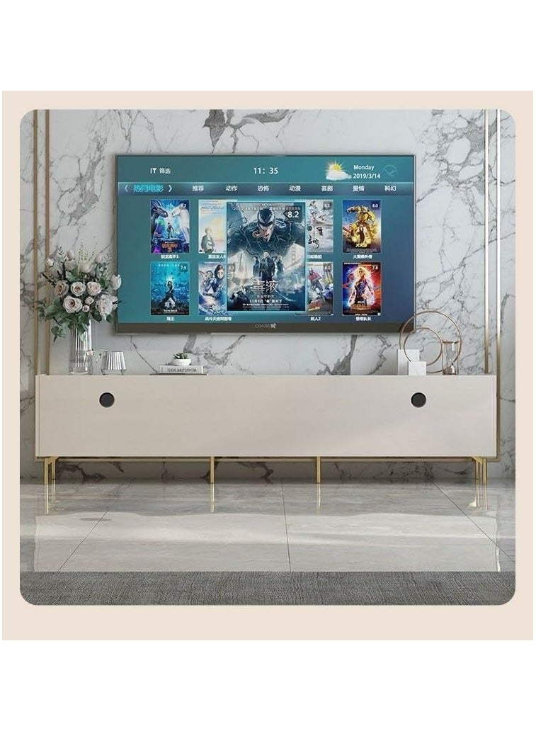 AWD Tv Units for Living room, Modern Tv Tables Wood, Tv Cabinet for Living room with Storage Space Drawers, Home Organizing Living room Furniture Tv Stand Tv Unit 220cm - Image 3