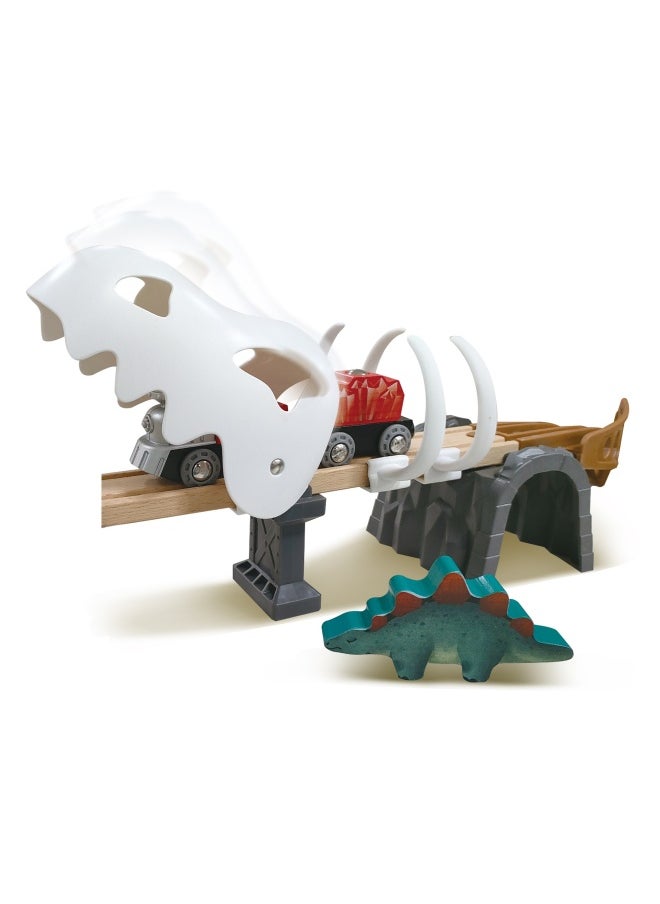 Hape - Hape Dino Railway Adventure Set (61 Pieces) - Image 1
