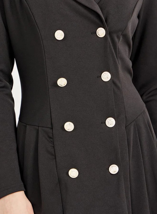 ستايلي Double-Breasted Midi Dress