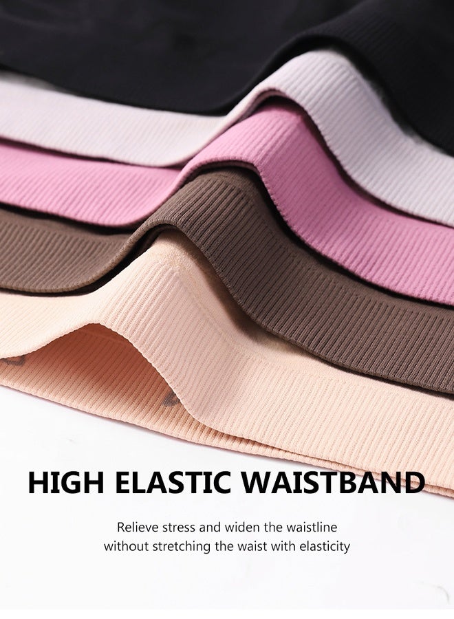 Zeemey Zeemey 5-Piece Cotton Bikini Breathable Panties Low Waist Fashionable Ladies Panties  - Image 3