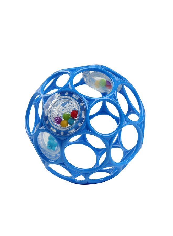 Bright Starts Oball Rattle Easy-Grasp Toy - Blue - Image 1