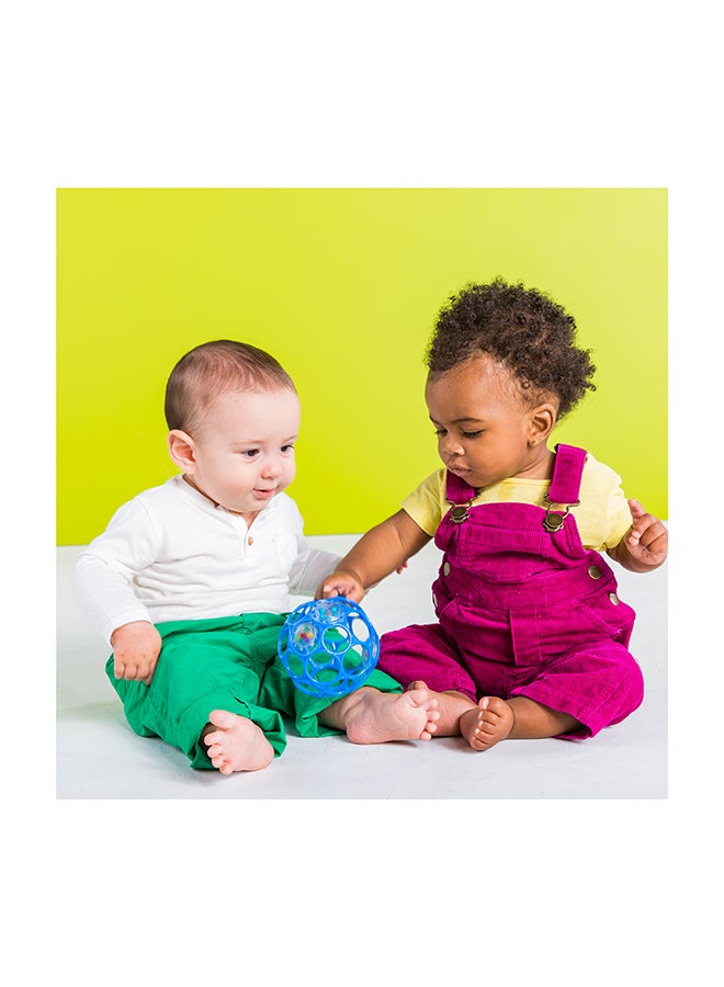 Bright Starts Oball Rattle Easy-Grasp Toy - Blue - Image 4