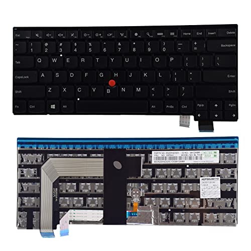 SUNMALL Replacement Keyboard Compatible with Lenovo ThinkPad T460s T470s (Not Fit T460 T460p T470 T470p) No Backlit 00PA452 00PA482 SN20H42364 - Image 1