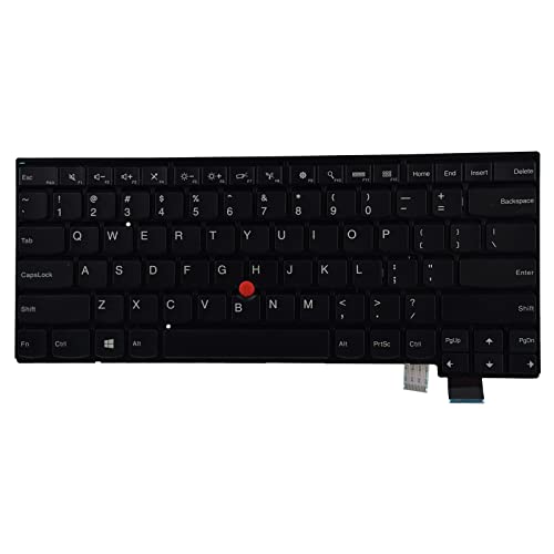 SUNMALL Replacement Keyboard Compatible with Lenovo ThinkPad T460s T470s (Not Fit T460 T460p T470 T470p) No Backlit 00PA452 00PA482 SN20H42364 - Image 2