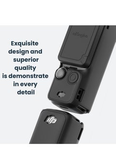 سيوسي حافظة SYOSI لـ DJI Osmo Pocket 3 من السيليكون الناعم، غطاء حماية من السيليكون لكاميرا DJI Pocket 3، حافظة واقية مقاومة للخدش لملحقات DJI Pocket 3 (أسود)  - Image 3