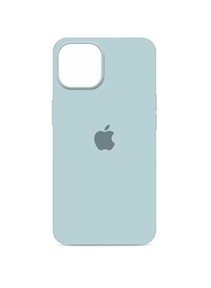 Ocean iPhone 15 Plus Mobile Case Cover, Soft Liquid Silicone Protection Anti-Scratch Shockproof Accessories Slim Protective Back Cover with Microfiber Lining, for iPhone 15 Plus Case, Light Blue - Image 2