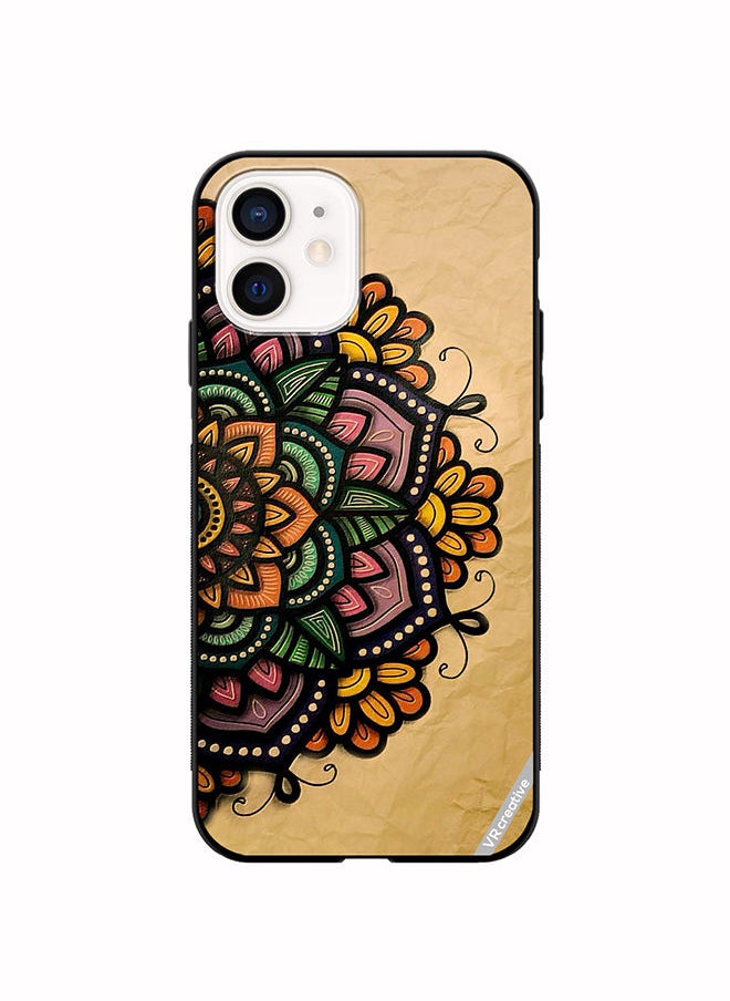 VR CREATIVE - Protective Case Cover For Apple iPhone 11 Mandala Design Multicolour - Image 1