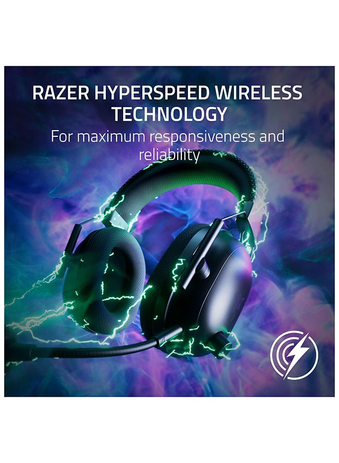 ريزر سماعة الألعاب اللاسلكية Blackshark V2 Pro، إصدار 2023، سماعات أذن من التيتانيوم مقاس 50 مم، مزودة بميكروفون فائق الوضوح وعازل للضوضاء، وإسفنج ذاكرة فائق النعومة، وعمر بطارية يصل إلى 70 ساعة - Image 5