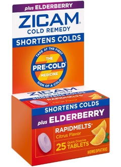 ZICAM Cold Remedy Rapidmelts, Elderberry Citrus Flavor, 25 Count (Pack Of 1)  - Image 4