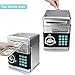 Totola Piggy Bank Electronic Mini ATM for Kids Baby Toy Safe Coin Banks Money Saving Box Password Code Lock for ChildrenBoys Girls Best Gift Silver - Image 4