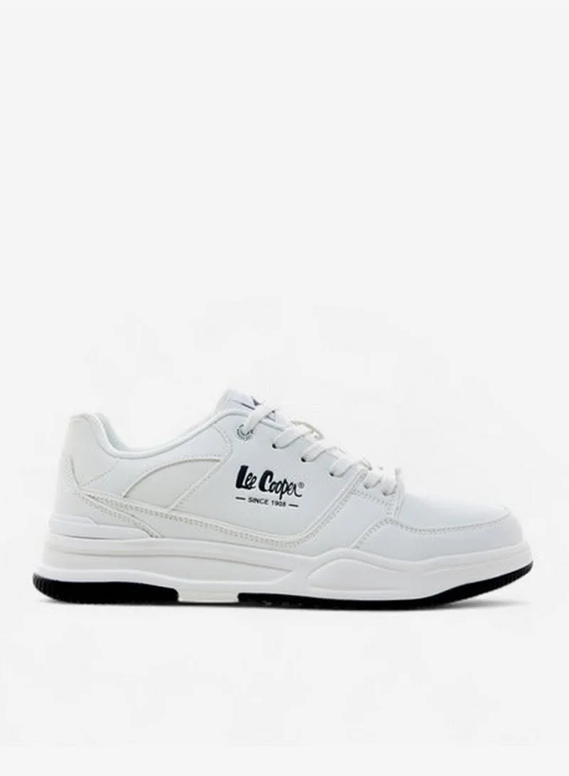 Men's Logo Detail Lace-Up Sneakers