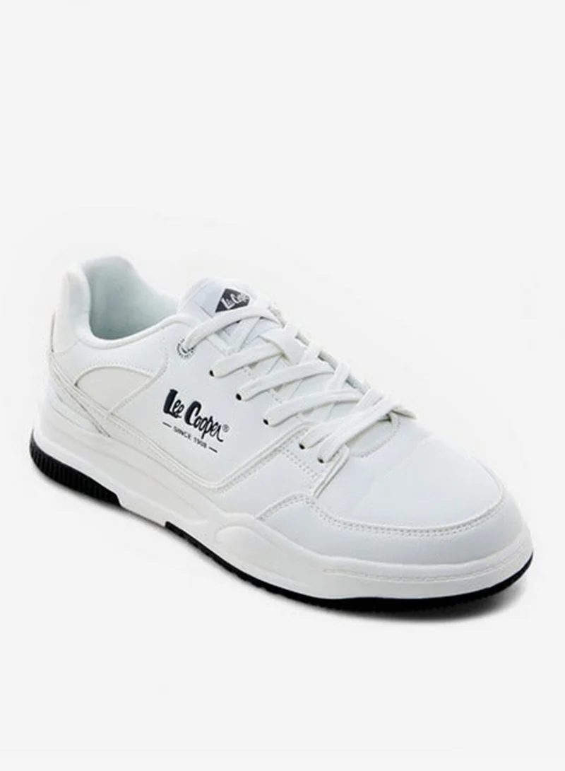 Lee Cooper Men's Logo Detail Lace-Up Sneakers