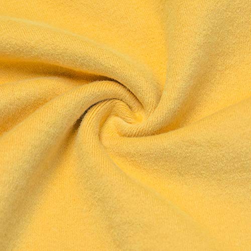 JWWN Toddler Boys Girls Thermal Underwear Long Sleeve T-shirt Leggings 2Pcs Kids Winter Base Layer Set, (Yellow,24Months) - Image 5