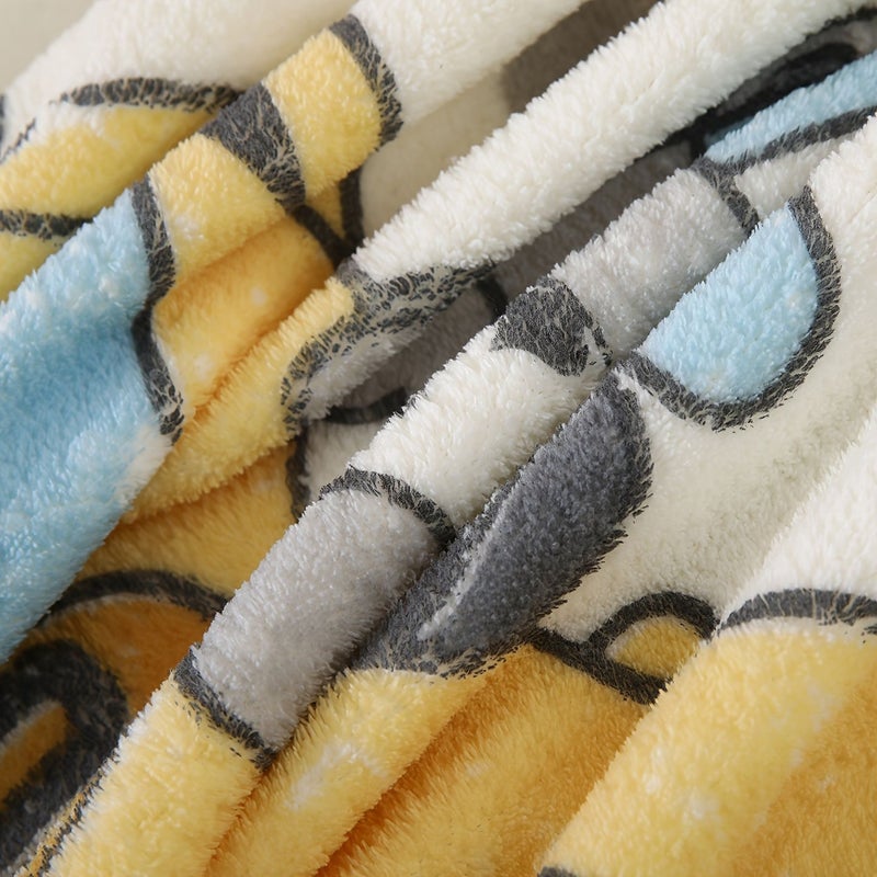 Soft Absorbent Kids Coral Fleece Towel Butterfly Elephant Durable Quick Dry - Image 5