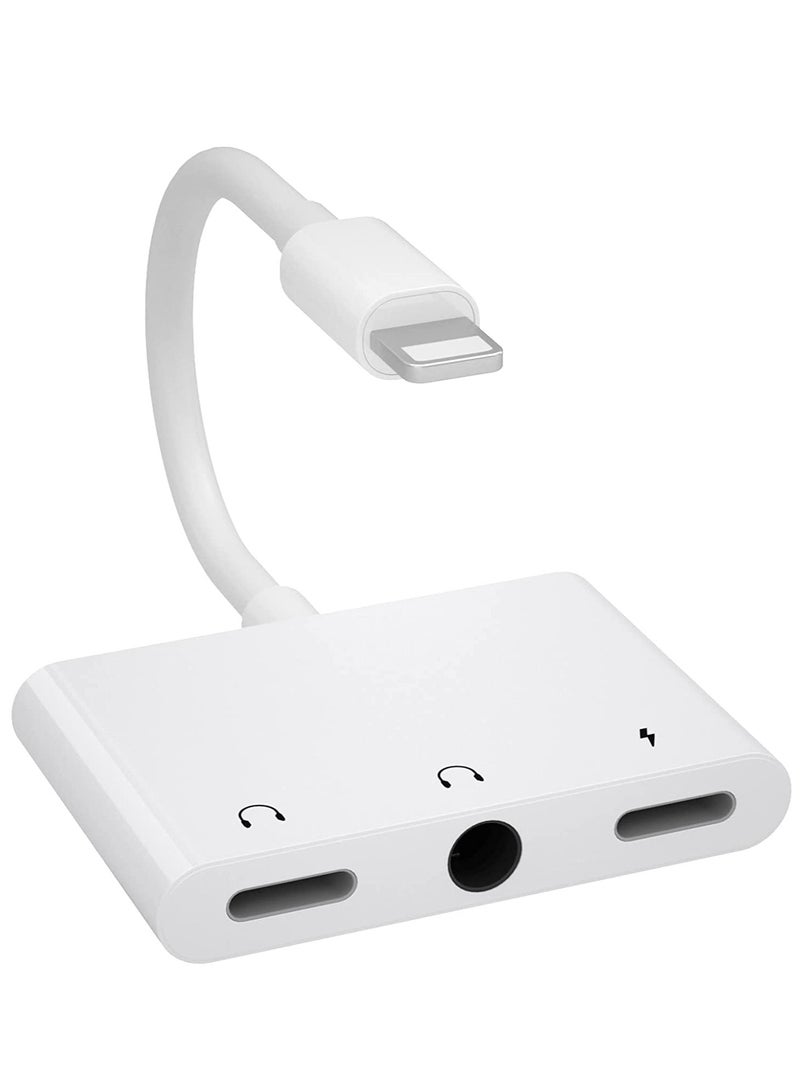 ELTRAZONE Lightning Headphone Audio Adapter Splitter for iPhone/iPad,Lightning to 3.5mm Headphone Jack Adapter & dongle,Aux Audio Adapter for iPhone 14/13/12/11/X/8/8plus/7/7plus/iPad Support iOS 16 - Image 1