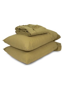 Home of linens طقم ملاءات سرير زيتوني 200×200  - Image 2