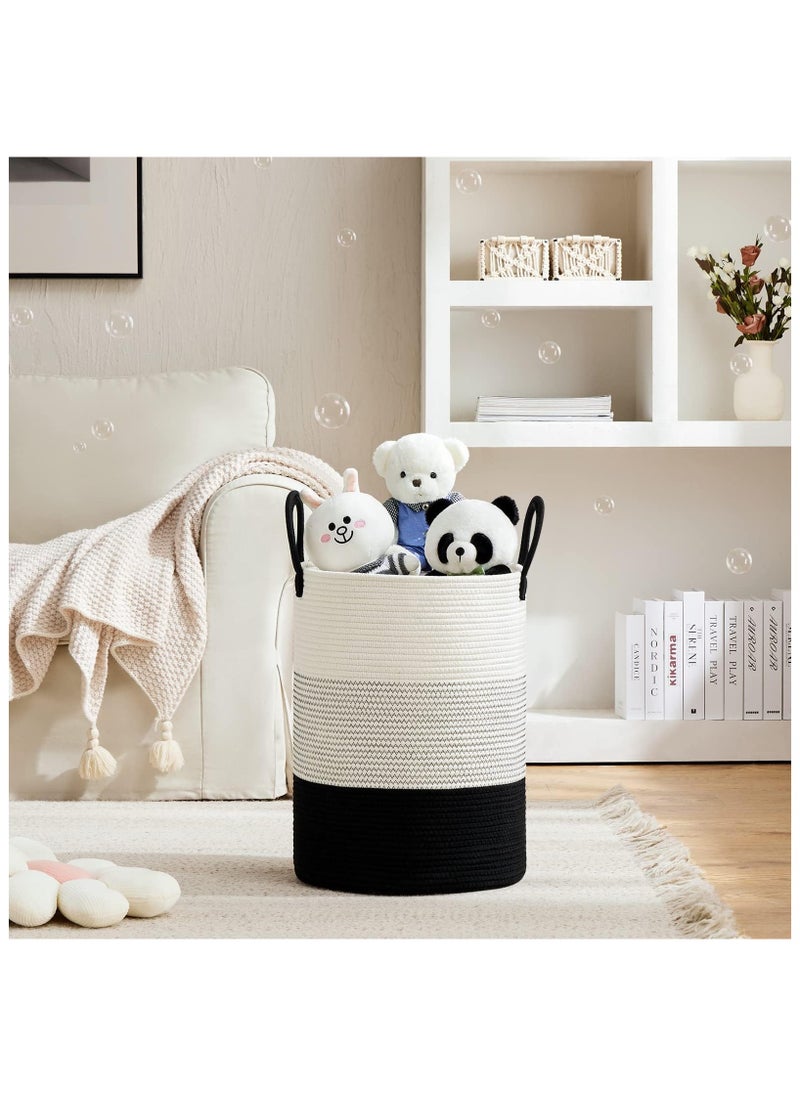Anmi 38x 50cm Laundry Basket for Toys, Dirty Clothes in Living Room, Bathroom, Bedroom （58L）  - Image 2