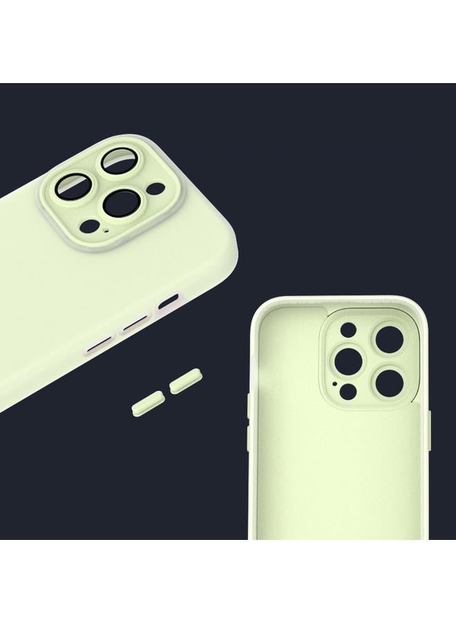 S-TOP Case For iPhone 15 Pro Fine Hole Dopamine PC Phone Case - Image 5