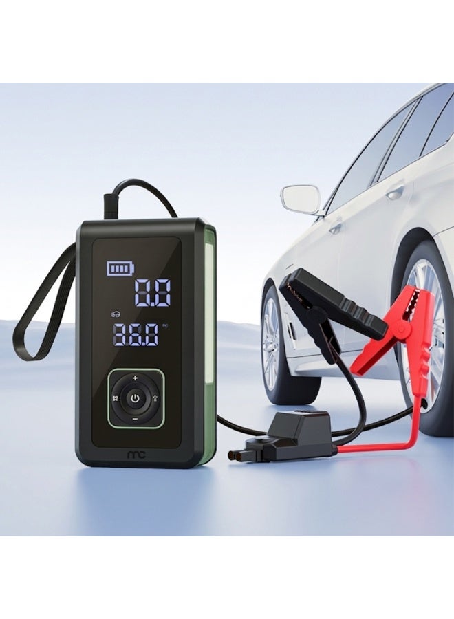 MYCANDY CJ-E200 Car Jumper & Inflator | 12000 mAh Power Bank | Emergency Jump Starter | Portable & Durable | Black - Image 2