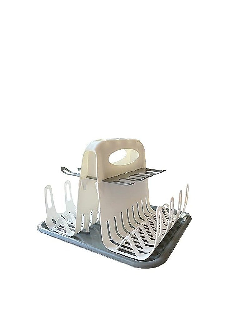 Arabest Baby Milk Bottles Drying Rack Portable Cleaning Dryer Storage Holder Multi-Layer Detachable with Drain Tray Drying Rack for Kids  - Image 1
