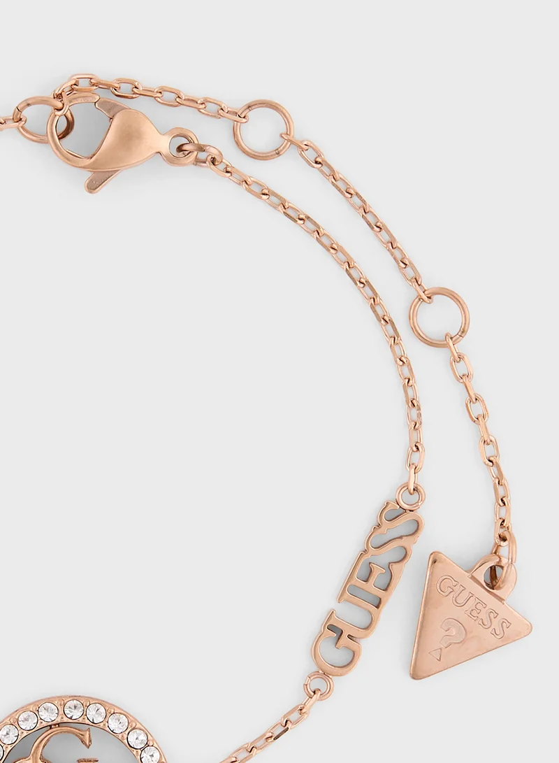 جس Crystals Detail Single Bracelet