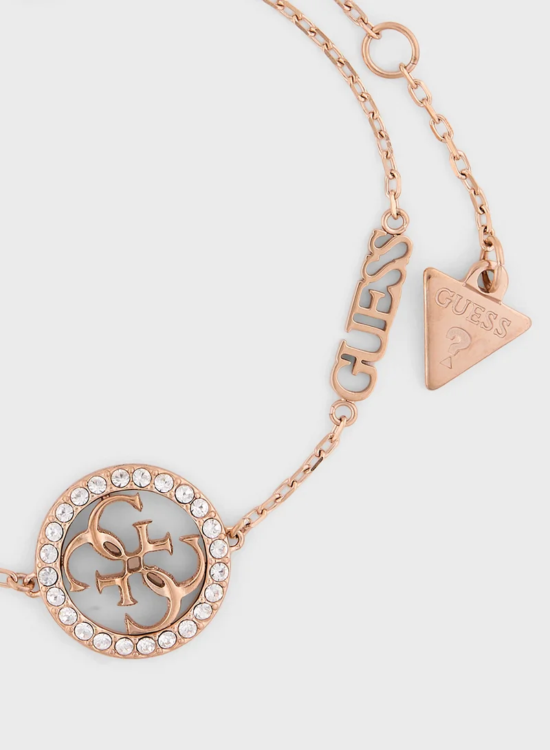 جس Crystals Detail Single Bracelet