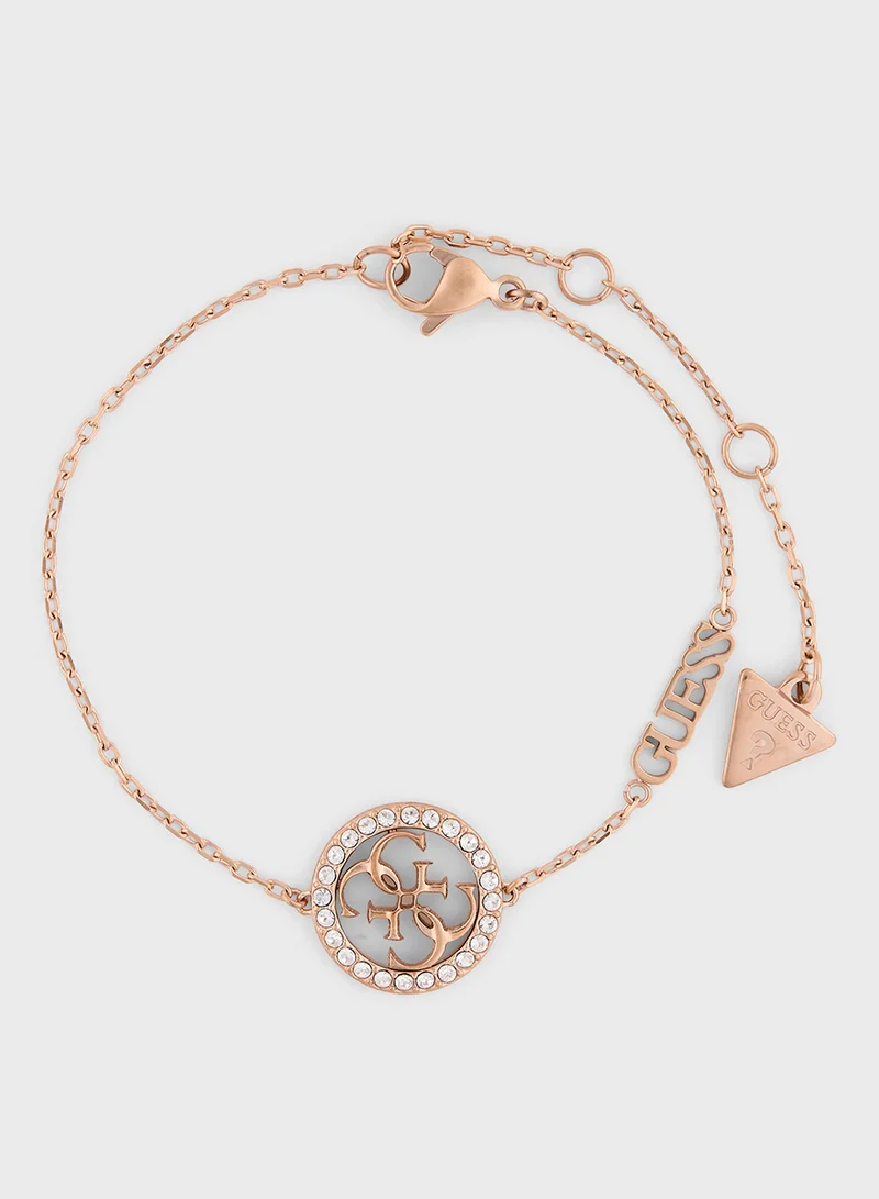 جس Crystals Detail Single Bracelet