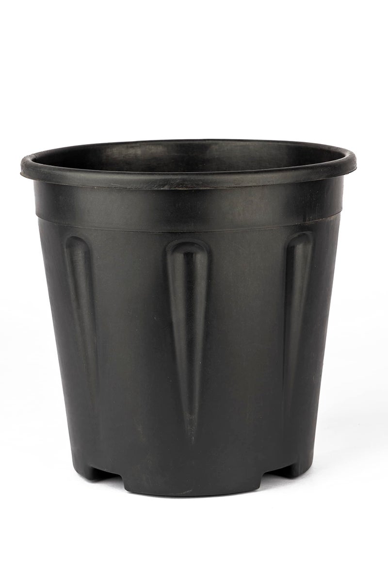 Tim Tim Agro 8 Inch Nursery Pots, 15 Packs Variety Plastic Pots with Drainage Hole, Plant Containers for Seedlings, Succulents, Transplanting (8 Inch, Black-Round) (Black - Round) - Image 5