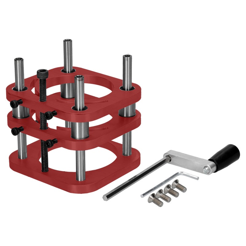 Router Lift Table Aluminum Lifting Platform Stand Woodworking Benches 51mm Lifting for 64-66mm Diameter Motors Engraving Trimming Machine - Image 1
