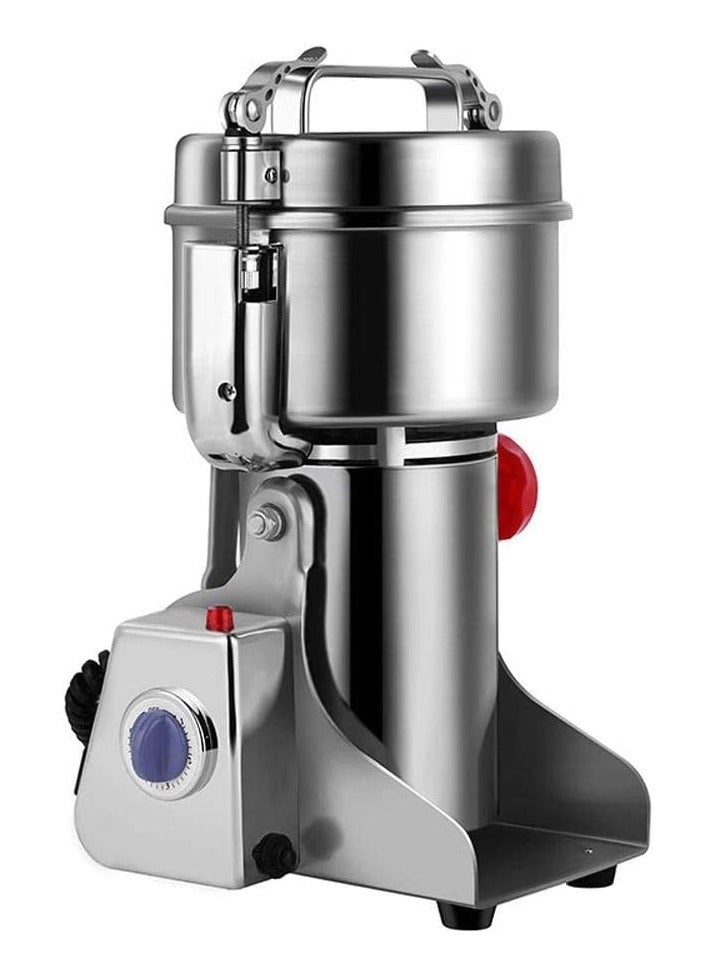 DubaiGallery Grain Mills Mill Grinder Traditional Small Grinder Multifunctional Household Electric Grain Grinder Grinder Bait Powder Grinder can be Used as Coffee Beans - Image 2