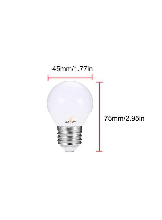 دوكولر طقم لمبات LED غير شفافة مكون من 5 قطع أبيض 75x45x45ملليلتر - Image 3