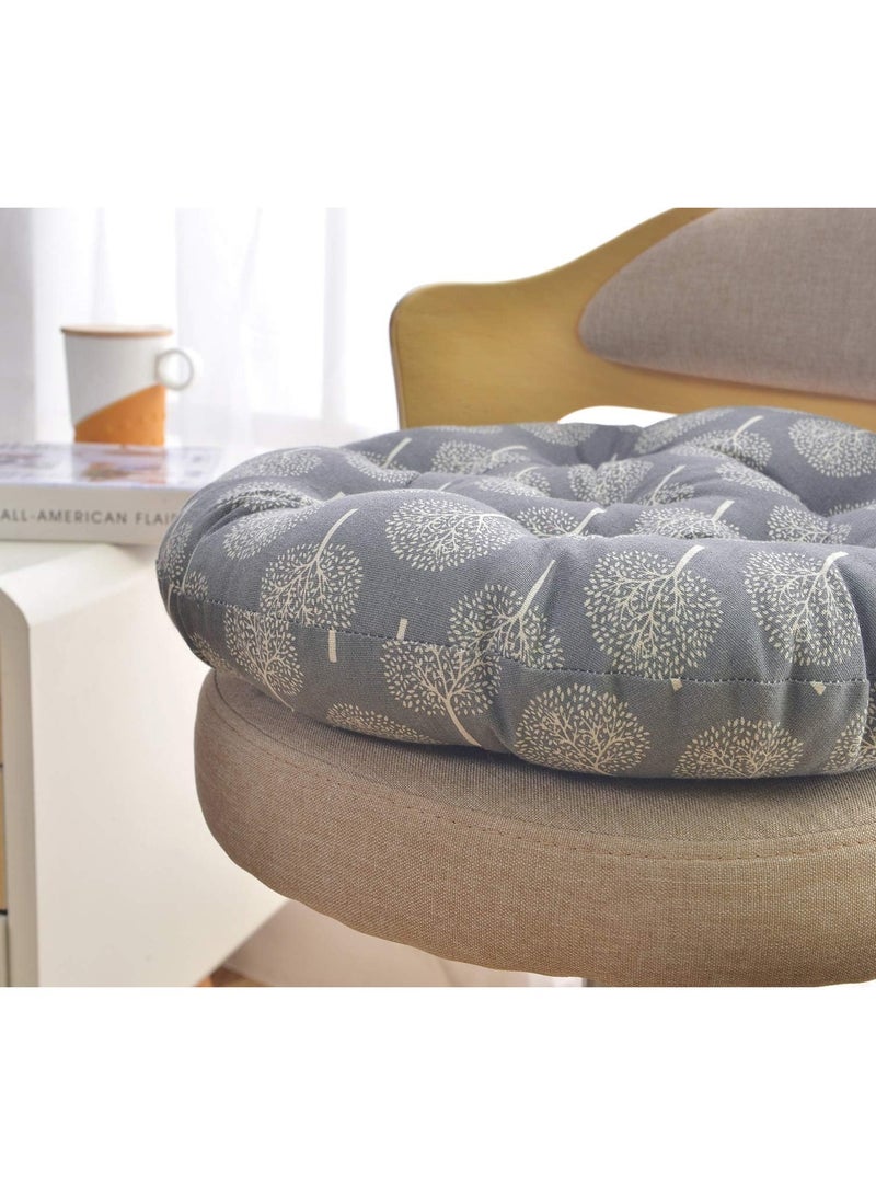 آنا وسادة كرسي مستديرة مريحة من القطن والكتان قابلة للتنفس للمكتب المنزلي - Image 4