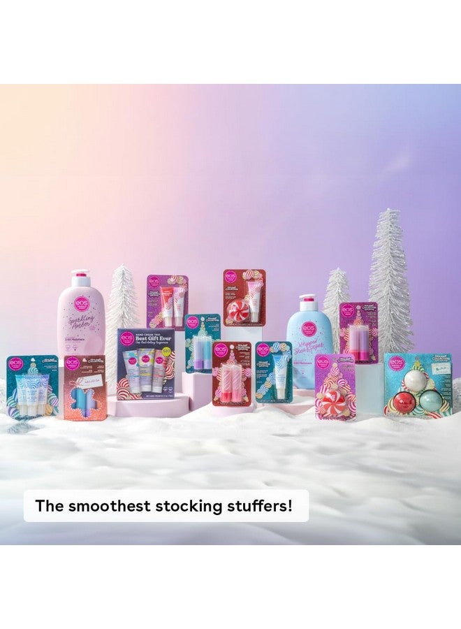 إي أو اس مجموعة مرطب الشفاه إي أو إس هوليداي ميني سوبر بالم المرطب لمدة ٢٤ ساعة - زبدة بسكويت سبيكولوس، خبز الزنجبيل المثلج، عجينة كيك الفانيليا، عناية بالشفاه بإصدار محدود، هدايا صغيرة، ٠.٢٠ أونصة سائلة، عبوة من ٣ قطع - Image 3