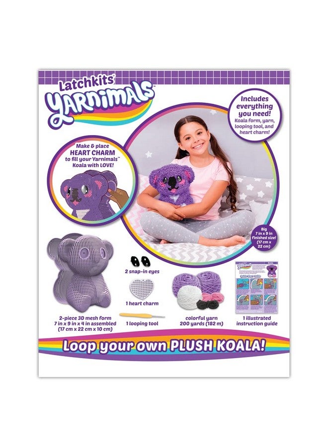 PlayMonster Yarnimals Koala - Loop Your Own Koala - Craft Kit - Make Your Own Animal Toy - Ages 8+ - Image 5
