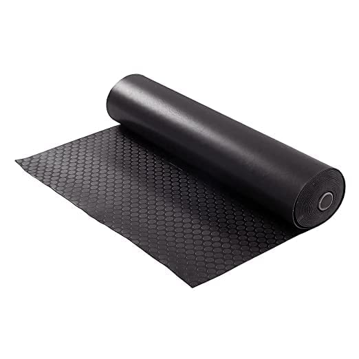 GLOBAL PREMIUM Electrical Insulation Rubber Mat 33KV Class C 1 Mtr x 2 Mtr 3mm Thickness Black Color 1 Pc Insulating Rubber Mat Anti Skid Shock Proof ISI Certified - Image 1