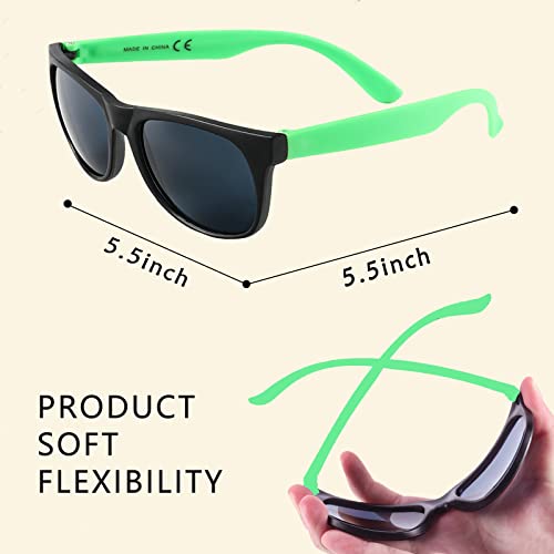 weilaga 60 Pack Sunglasses Bulk for Party favors,12 Neon Sun Glasses with UV400 Protection,Great Gift for Pool &Beach Party,Birthday,Goody Bag Filler,Outdoor Party Supplies for Teens Adults - Image 4