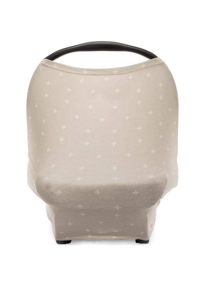 Parker Baby Co. Parker Baby 4 in 1 Car Seat Cover for Girls and Boys - Stretchy Carseat Canopy, Nursing Cover, Grocery Cart Cover, High Chair Cover - "Desert"  - Image 1