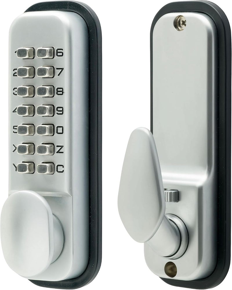 Sterling S2235V Digital Push Button Lock-Satin, Chrome - Image 1