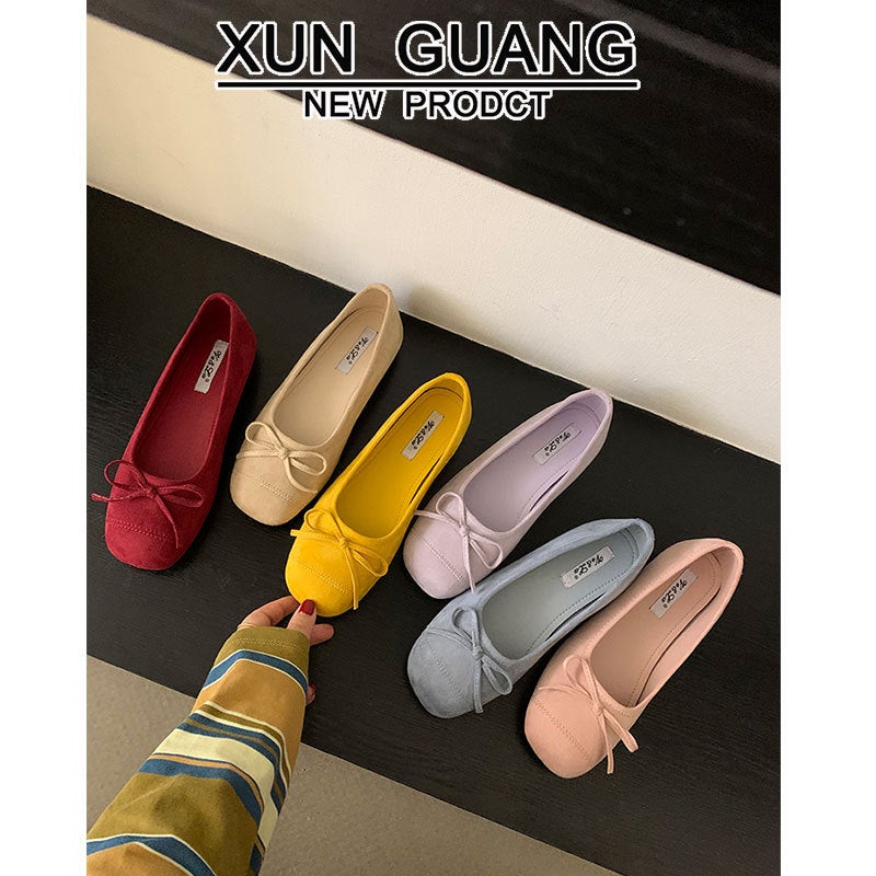 Inner Height Increasing Mary Jane Shoes Genuine Leather Women'S Shoes 2025 Spring Dress Slip-On Ballet Shoes Soft-Soled Single-Layer Shoes For Women - Image 4