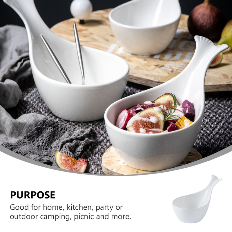 Shape Sauce Dish Practical Sauce Dish Ceramic Sauce Plate Fruit Bowl - Image 5
