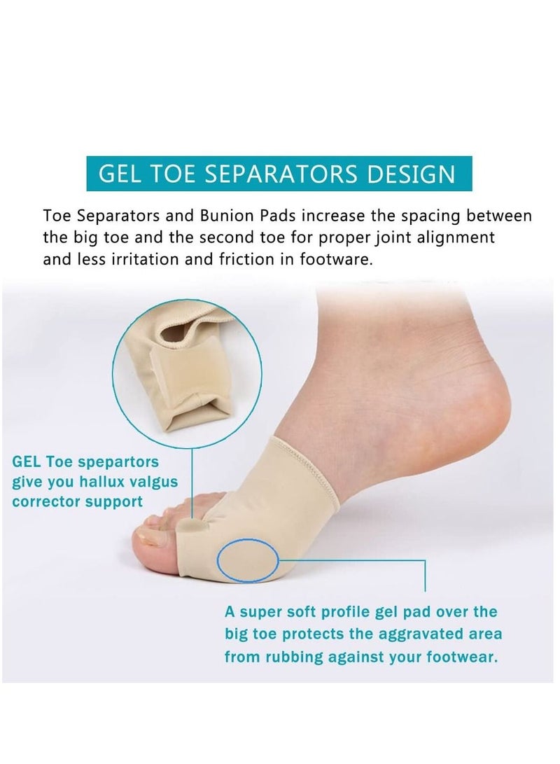 Gerenic Toe Spacer Separators And Pain Relief Brace Straighteners Splint 7Pc - Image 2