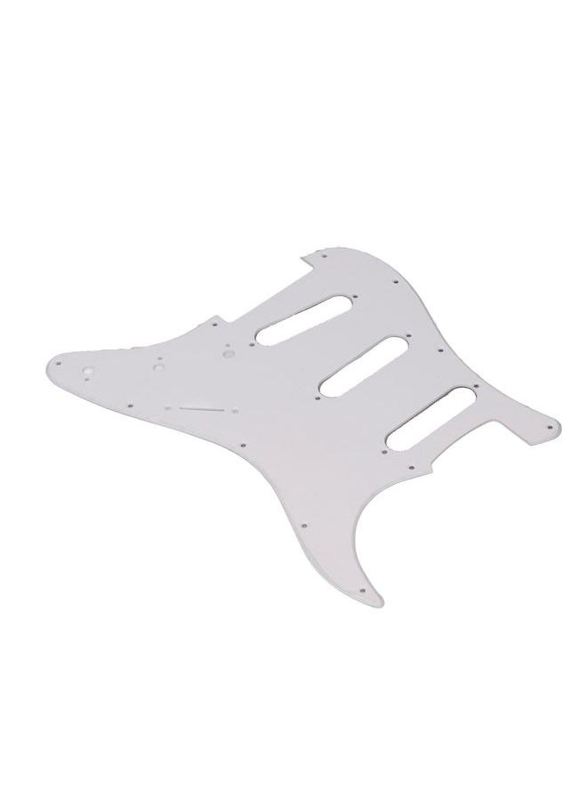 Thoraya - PVC Guitar Pickguard 11 Mounting Holes Scratch Resistance Plate SSS Guard Plate Replacement for Strat ST Style - Image 1