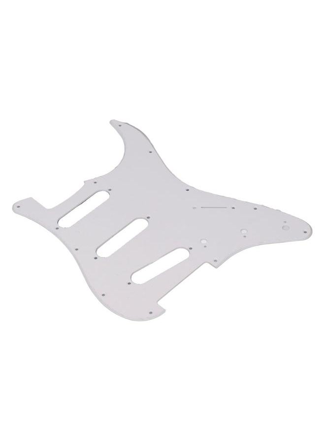 Thoraya - PVC Guitar Pickguard 11 Mounting Holes Scratch Resistance Plate SSS Guard Plate Replacement for Strat ST Style - Image 1