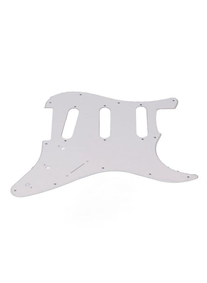 Thoraya - PVC Guitar Pickguard 11 Mounting Holes Scratch Resistance Plate SSS Guard Plate Replacement for Strat ST Style - Image 1