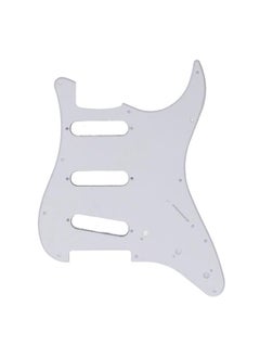 PVC Guitar Pickguard 11 Mounting Holes Scratch Resistance Plate SSS Guard Plate Replacement for Strat ST Style