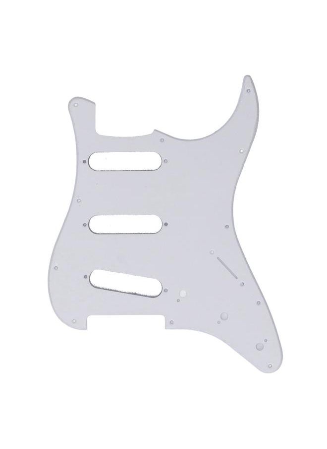 Thoraya - PVC Guitar Pickguard 11 Mounting Holes Scratch Resistance Plate SSS Guard Plate Replacement for Strat ST Style - Image 1