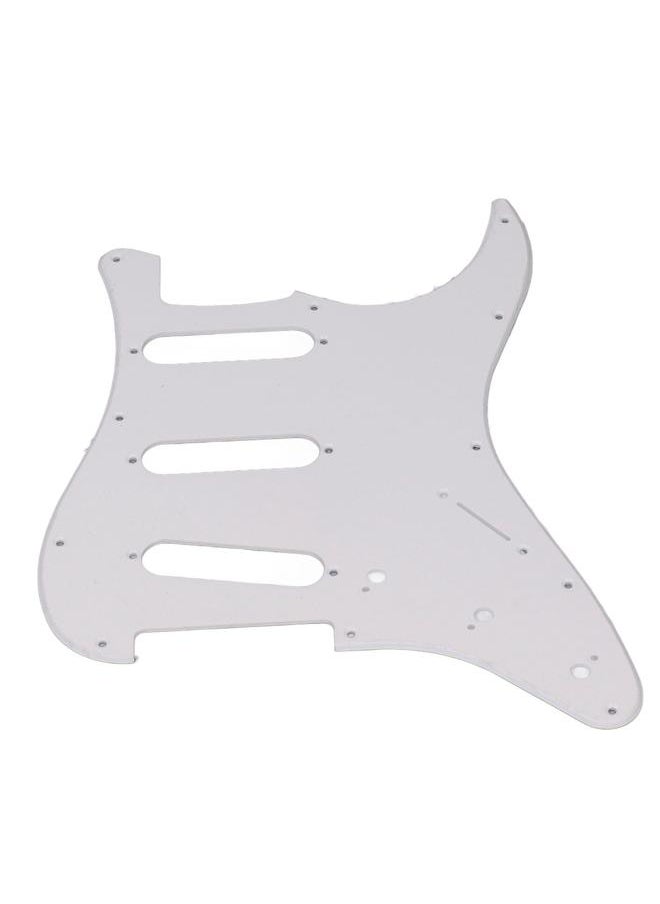 Thoraya - PVC Guitar Pickguard 11 Mounting Holes Scratch Resistance Plate SSS Guard Plate Replacement for Strat ST Style - Image 1