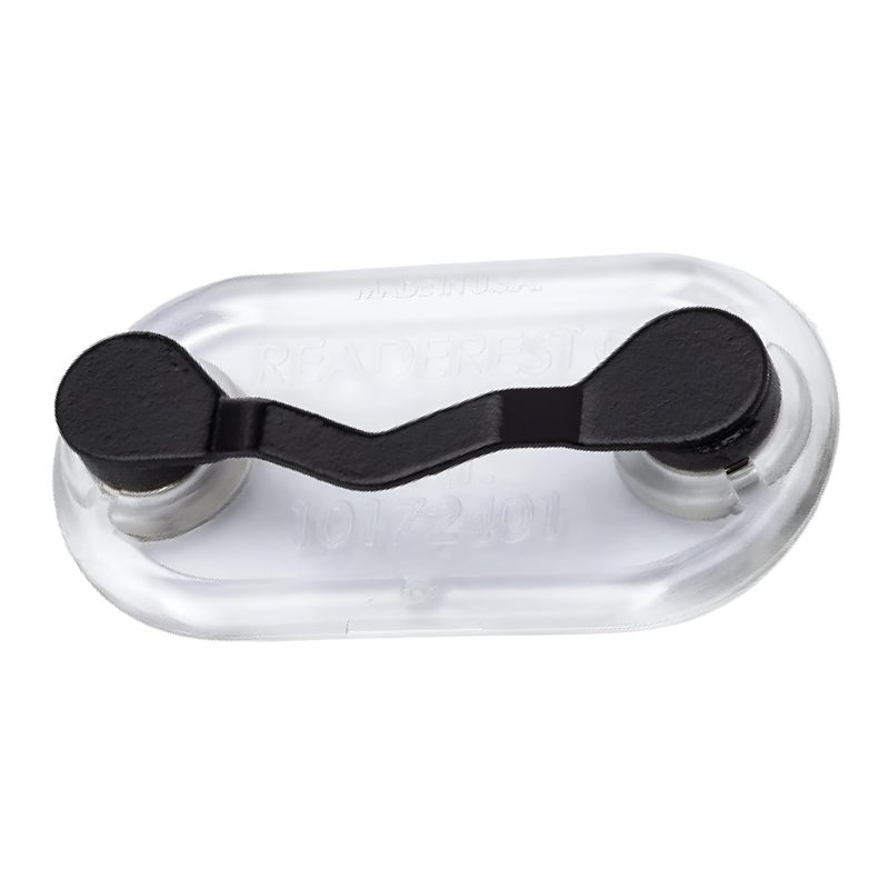 ReadeREST Readerest Magnetic Eyeglasses Holder-2 Styles Magnet Pin (2x Stainless Steel & 1 Classic Black) - Reading Glasses and Sunglass Badge Pin - Eyeglass Holders for Men and Women - Pins for Clothes & Shirt  - Image 1