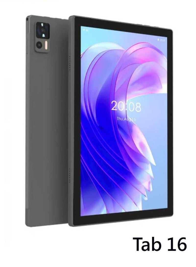 ELTRAZONE تابلت أندرويد TAB16 بحجم 10.1 بوصة، 12 جيجابايت RAM، 512 جيجابايت تخزين، بطارية 6000 مللي أمبير، شريحتين SIM، 5G، واي فاي، شاشة HD، معالج ثماني النواة، فتح الوجه، بلوتوث، GPS – رمادي - Image 2