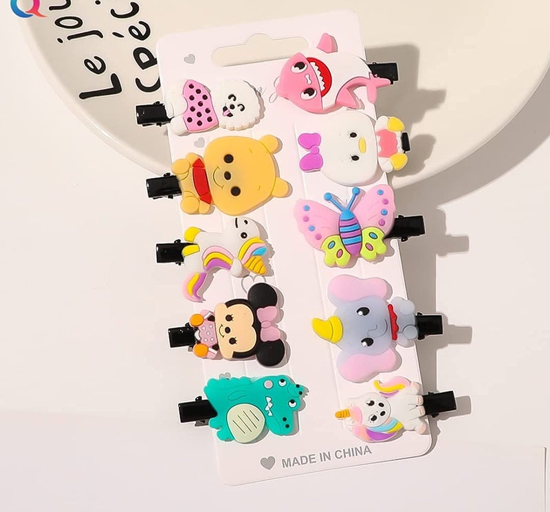 FAVELA 30 Pcs Rainbow Unicorn Ice Cream Hair Clips Set Baby Hairpin For Kids Girls Toddler Barrettes Hair Accessories. - Image 4